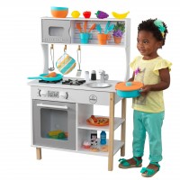 Bucătăria KidKraft All Time Wooden Play cu 38 de accesorii Bucătăria KidKraft All Time Wooden Play cu 38 de accesorii
